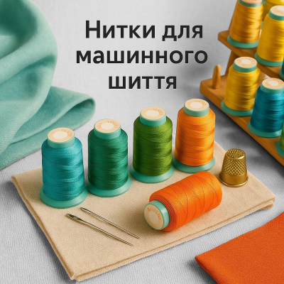 Вишивальні нитки, купити в інтернет магазині "Салон швейних машин" з доставкою по Україні: Запоріжжя, Харків, Дніпро, Київ, Львів